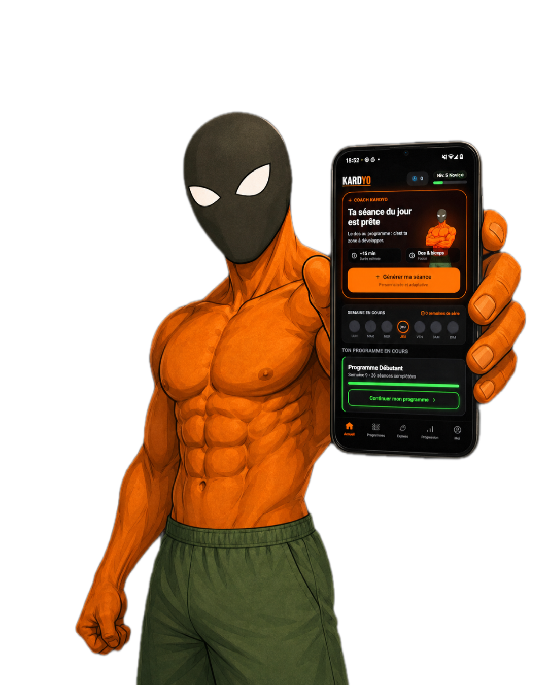 Le coach Kardyo présente l'application